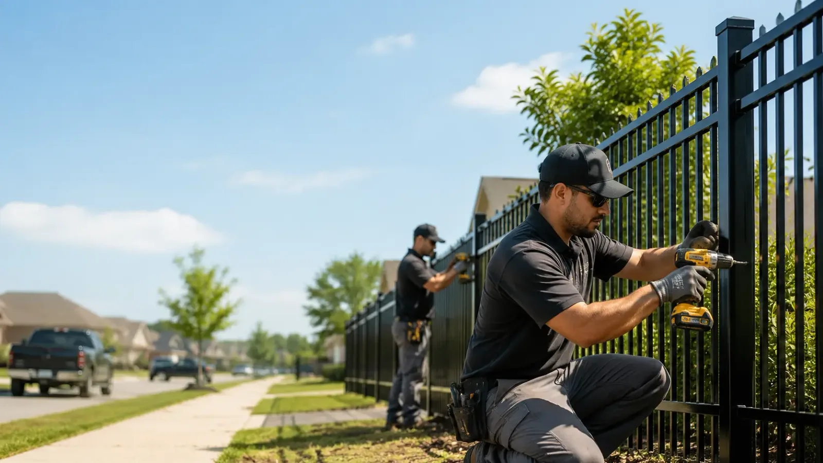 Metal Fence Installation in Odell, TX